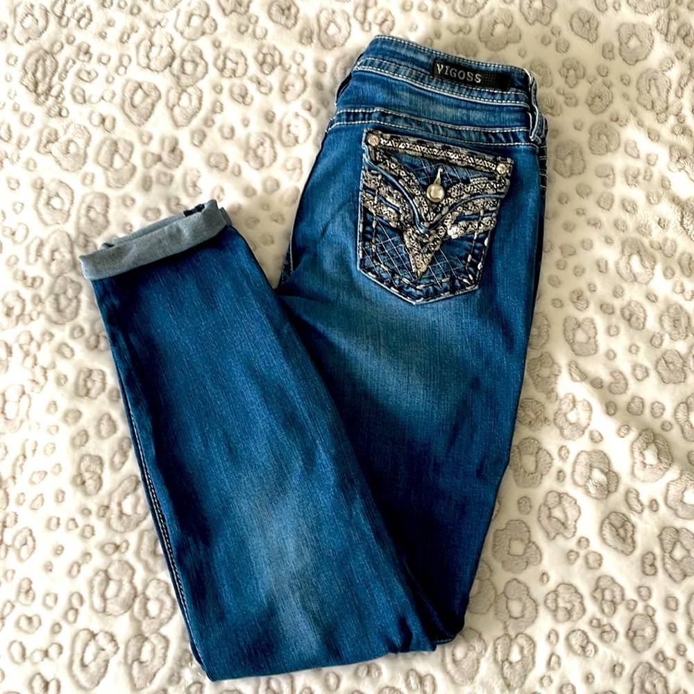 Vigoss skinny dark wash jeans